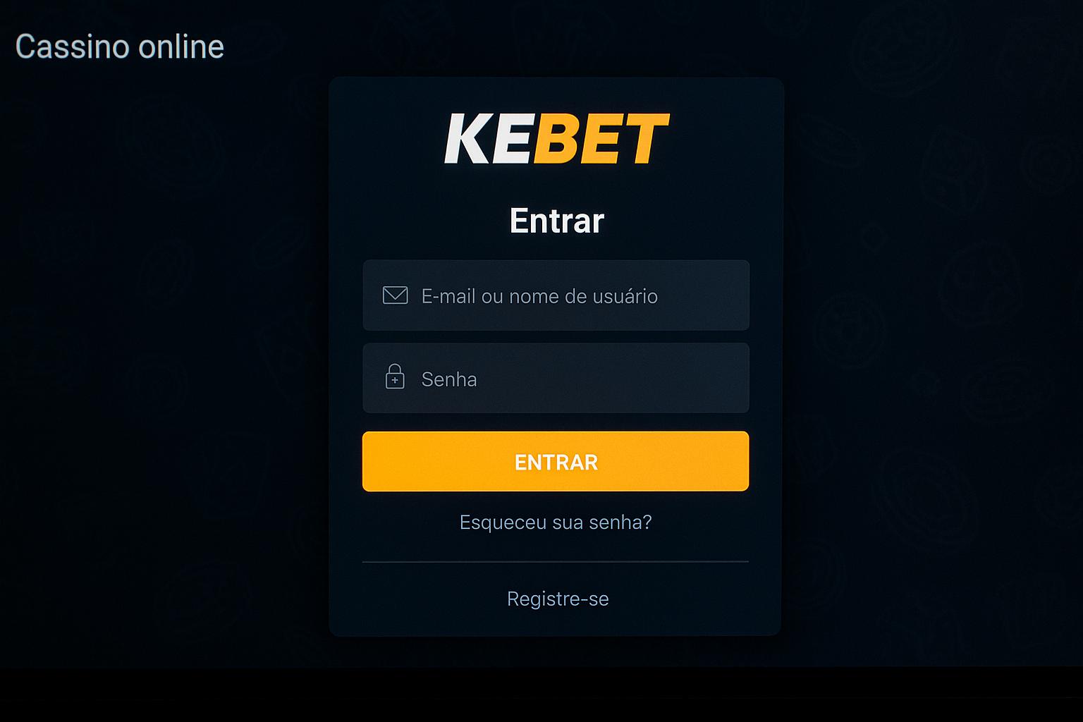 Não Perca tempo, o rRgistro na site KEBET  